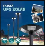 FAROLA SOLAR POTENCIA PARA JARDIN Y EXTERIORES 300W - Imagen 4