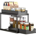 Estante Condimentero Para Cocina Multifuncional Color Negro