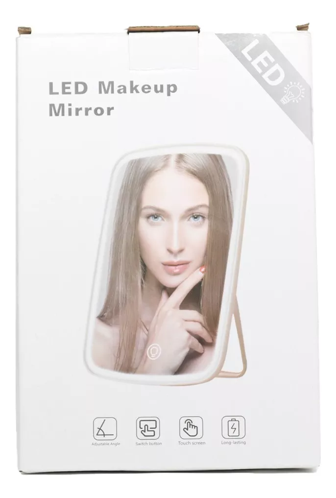 D_NQ_NP_2X_608142-MLC69226149073_052023-F.webp Espejo Portatil Con 33 Luz Led Para Maquillaje - Imagen 1