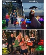 Lampara Luces Solar Lampara De Medusas De Doble Capa - Imagen 2