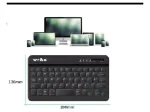 Mini Teclado Inalambrico Weibo Bluetooth Mini Keyboard - Imagen 2