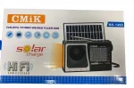 Radio Solar Bluetooth Usb Aux Fuente De Carga Cmik-151bt - Imagen 4