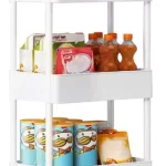 Carrito Carro Organizador Ruedas Multiuso Chef Choice 3 Niveles Color Blanco