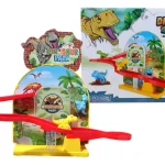 Pista De Dinosaurio Magnetica 3d Con Iluminacion Y Musica