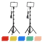 Aro Cuadrado De Luz Led Fotografia 48cm Con Tripode 2.1M