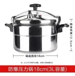 Olla Presion 3 Litros 18cm Aluminio - Imagen 6