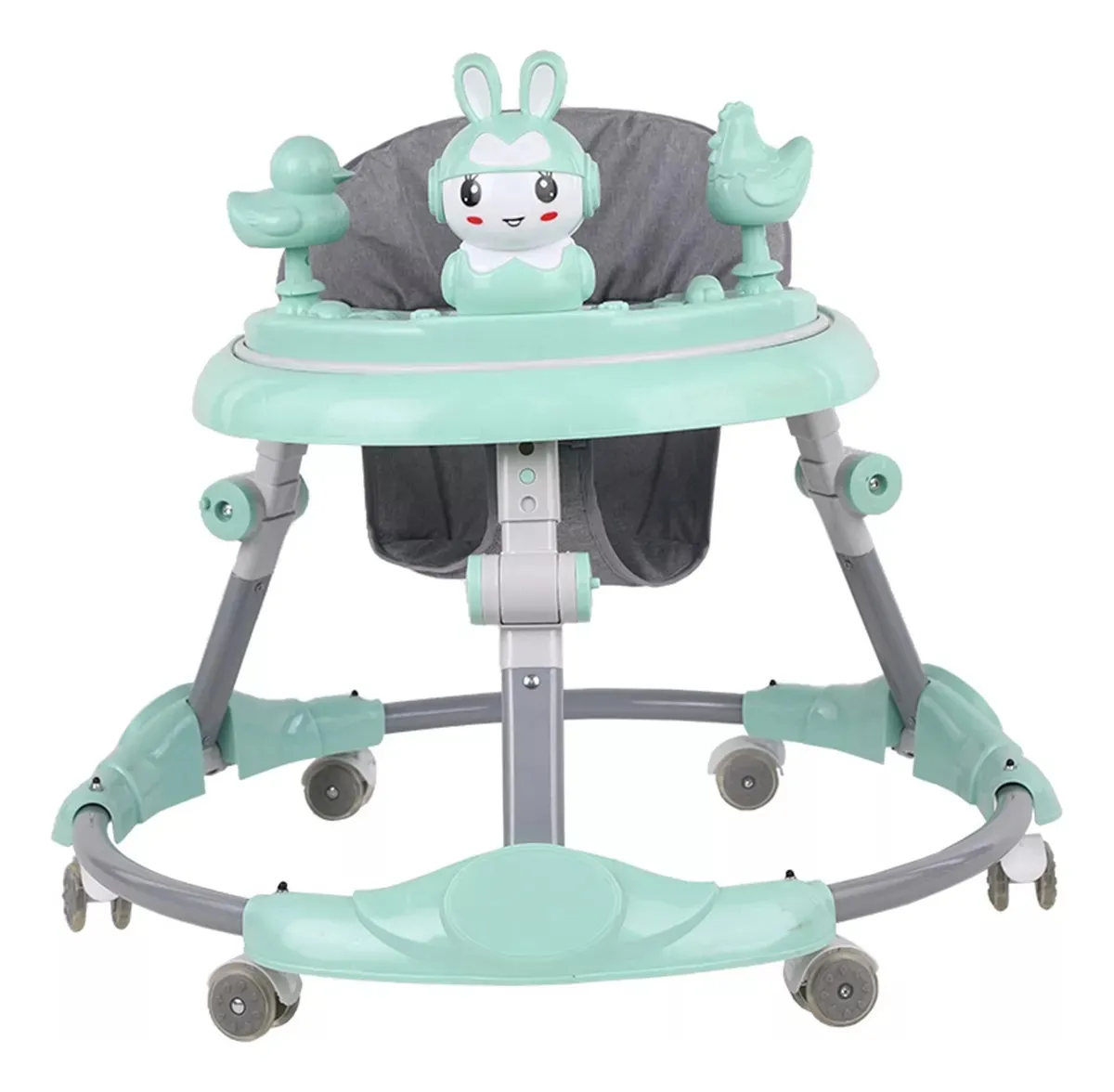 D_NQ_NP_2X_769003-MLC83331123376_042025-F-andadera-para-bebe-juguetes-plegable-portatil-para-nino-3en1.webp Andadera Para Bebe plegable Con Juguetes didacticos en color verde - Imagen 1