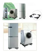 Base Ajustable Multiuso Ruedas Cocina Lavadora Refrigerador - Imagen 5