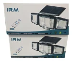 Foco Farola Led Solar Sensor De Movimiento 3 Cabezales - Imagen 3