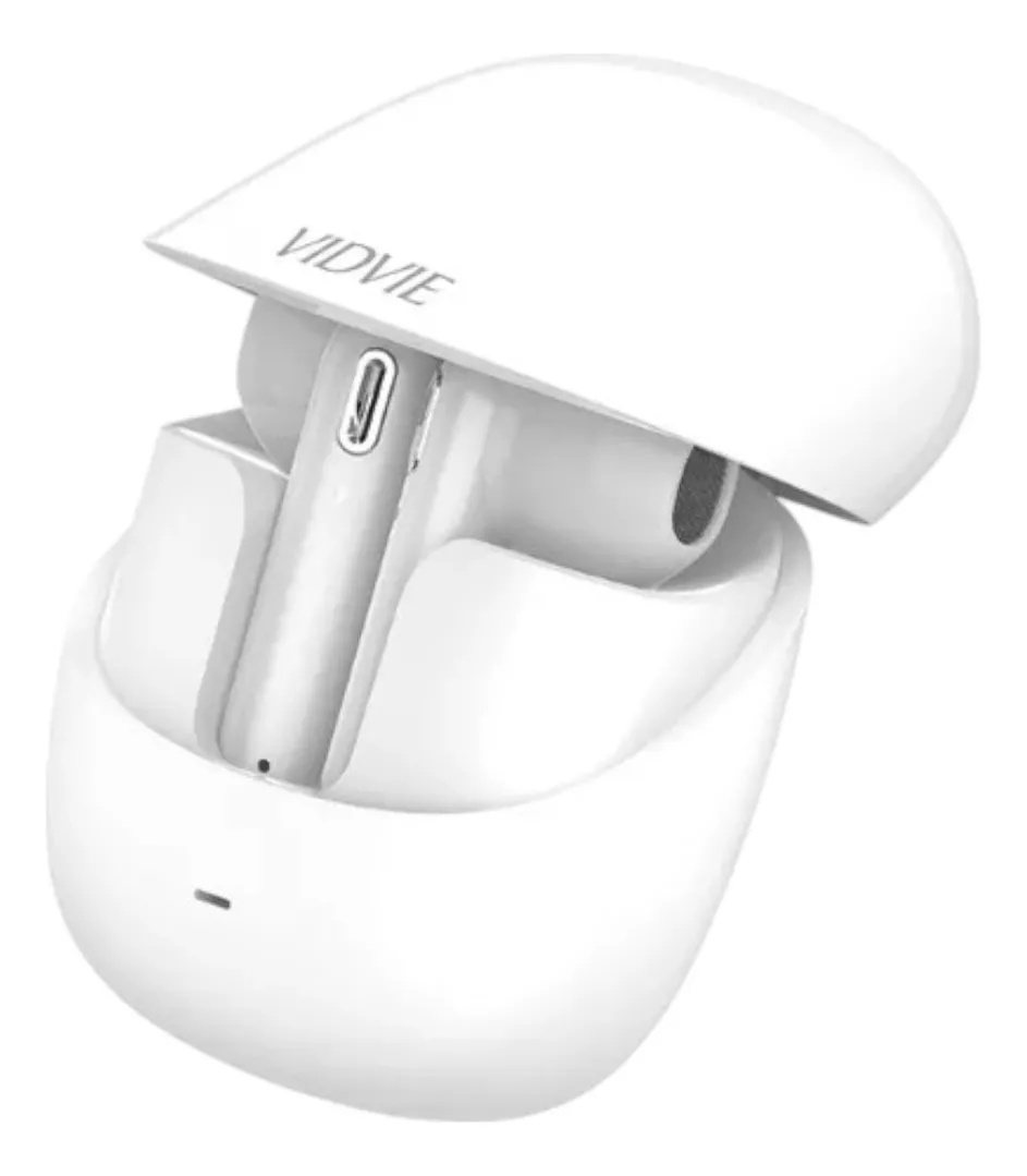 Audífonos Inalambricos Vidvie Color Blanco Premium - Imagen 1