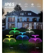 Lampara Luces Solar Lampara De Medusas De Doble Capa - Imagen 3