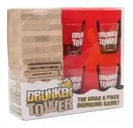 Juego De Mesa Tragos Shots En Ingles Drunken + 4 Vasos