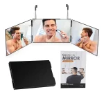 Espejo Triple Para Auto Corte Barberia Peluqueria