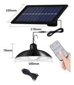 Foco Ampolleta Con Panel Solar - Imagen 3