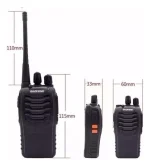 Pack 2 Radio Transmisor Walkie Talkie Baofeng BF-888S 100V/240V Alcance 2.5 km Color Negro - Imagen 3