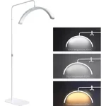 Lampara Luz Led Media Luna Profesional Con Soporte Color blanco