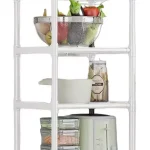 Estante Organizador De Bano Cocina Sala Multifuncional Color Blanco