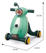 Caminador Correpasillos Bebe Musical Baby Walker Azul - Imagen 2