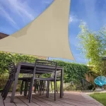 Toldo Vela Triangular Malla Sombra 5x5x5 mts Color Kaki - Imagen 5