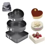 Set 3 Moldes Repostera Queque Tortas Antiadherente