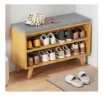 Zapatero Organizador Banca Probador 60x30x49cm Color Cafe - Imagen 2