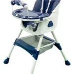 Silla Comedor Infaltil para Bebe 2 En 1 Color Azul