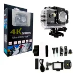 Camara Deportiva Con Wi-fi Pantalla 2 Pulgadas 4k Ultra Hd - Imagen 5