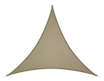 Toldo Vela Triangular Malla Sombra 5x5x5 mts Color Kaki