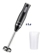 Batidora de inmersion Sokany 2 en 1 WK-1708 negra 220V 50 Hz x 60 Hz 400W - Imagen 4