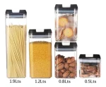 Pack 5 Envases Recipientes Hermeticos Especieros Cocina - Imagen 2
