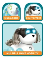 Perro Robot Juguete Camina Con Luces Y Sonidos - Imagen 3