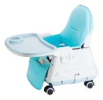 Silla De Comer Para Bebés Ajustable 3 En 1 Color Azul - Imagen 4