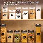 Pack 7 Envases Recipientes Hermeticos Especieros Cocina - Imagen 2