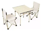 Juego de Mesa y Sillas plegables para camping o jardin