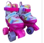 Patines 4 Ruedas Luminosa Con Accesorios Unickawaii Talla Xs