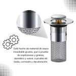 Filtro Tapon Para Ducha Fregadero Drenaje Tapa Universal - Imagen 3