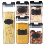 Pack 5 Envases Recipientes Hermeticos Especieros Cocina