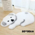 Alfombra de Felpa Peluda diseno Oso