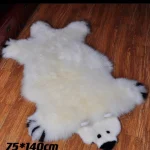Alfombra de Felpa Peluda diseno Oso Acostado