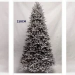 ARBOL DE PINO REALISTA NEVADO 210CM SDS57