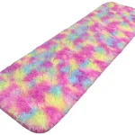 Alfombra Peludas Livianas Pasilleras 55x200cm Multicolor