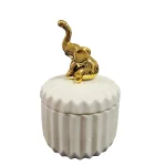 Joyero elefante con tapa