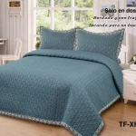 Cobertor Quilts de verano Cubrecama 2 Plazas Con Bordados