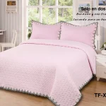 Cobertor Quilts de verano Cubrecama 2 Plazas Con Bordados