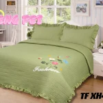 Cobertor Quilts de verano Cubrecama 2 Plazas Con Bordados Flores
