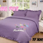 Cobertor Quilts de verano Cubrecama 2 Plazas Con Bordados Flores