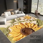 Alfombras Lisas Con Diseno 3D Medidas 180x200cm