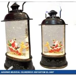 Cilindro de Navidad Con Musica Y Luz Decoracion