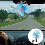 Ventilador Pinza Para Auto Metalico 6 Pulgadas 12 Voltios Oscilante