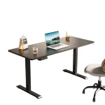 ESCRITORIO DE LUJO ERGONOMICO ELECTRICO DE 120 CM CON ALTURA AJUSTABLE COLOR NEGRO